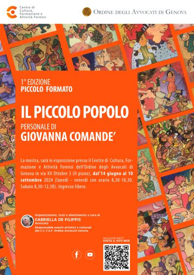 1^ EDIZIONE PICCOLO FORMATO: IL PICCOLO POPOLO PERSONALE DI GIOVANNA COMANDE'