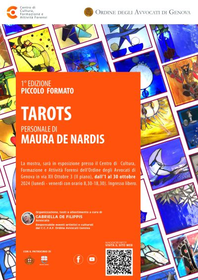 1^ EDIZIONE PICCOLO FORMATO: TAROTS PERSONALE DI MAURA DE NARDIS