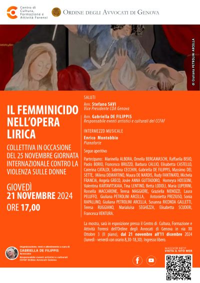 IL FEMMINICIDIO NELL'OPERA LIRICA