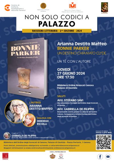 Non solo Codici a Palazzo- Un tè con l’autore: Arianna Destito Maffeo