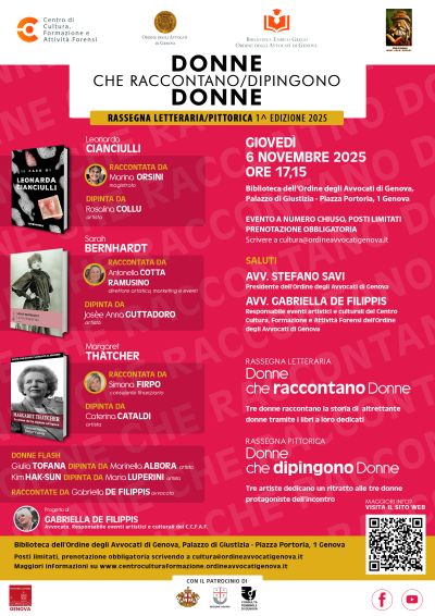 Donne che raccontano/dipingono donne, incontro del 6 novembre