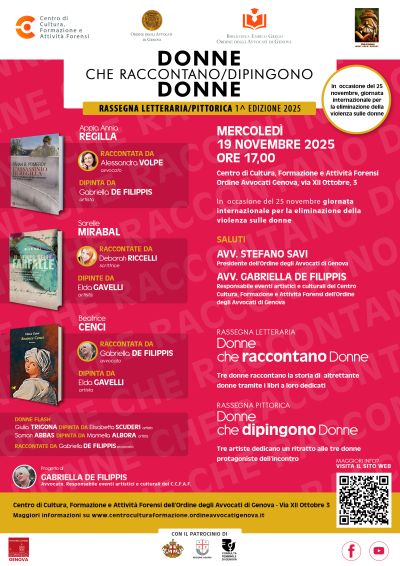 Donne che raccontano/dipingono donne, incontro del 19 novembre