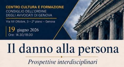 Evento: Il Danno alla persona. Prospettive interdisciplinari - 19 giugno 2026